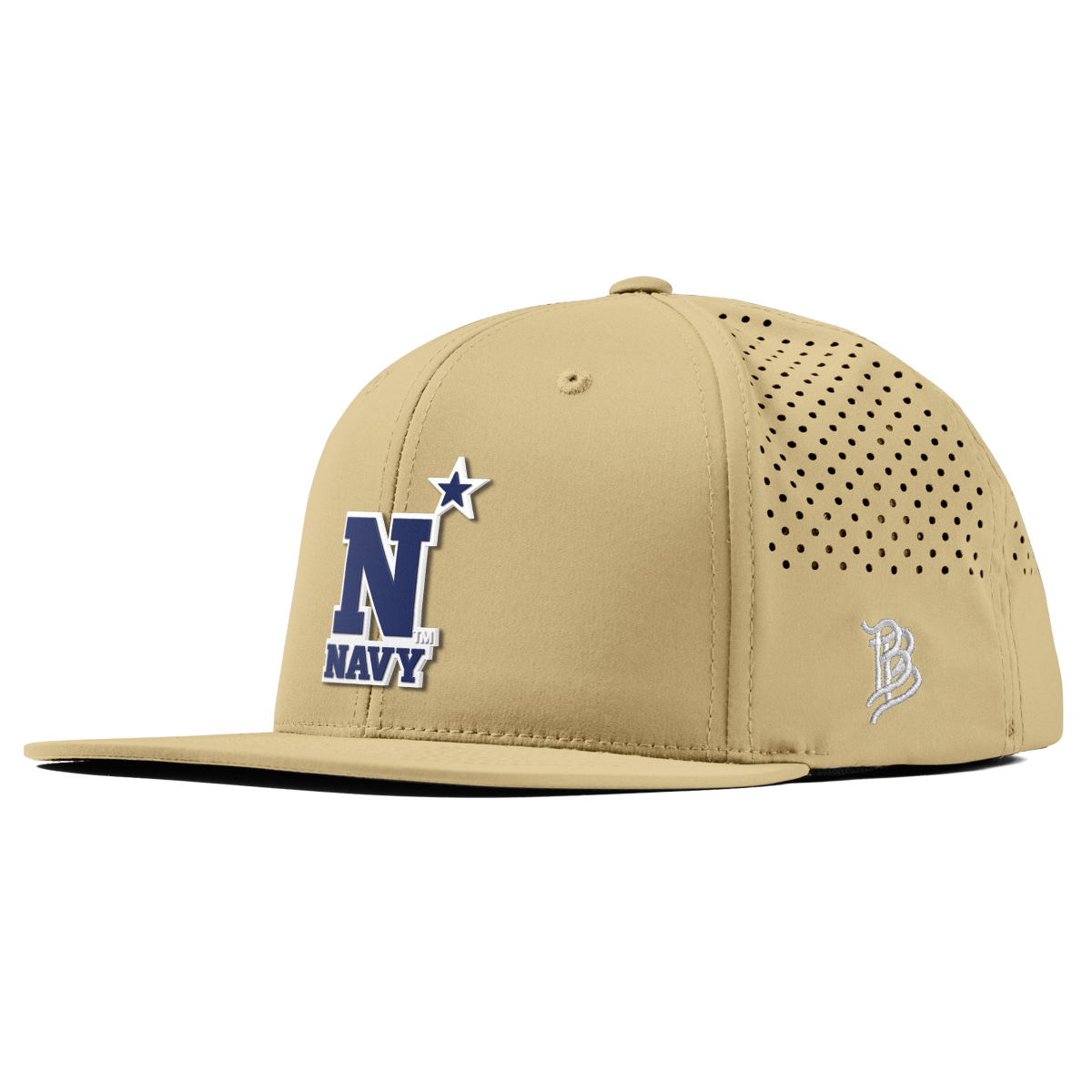United States Naval Academy "Naval Academy Team Logo Navy" Flat Performance Desert