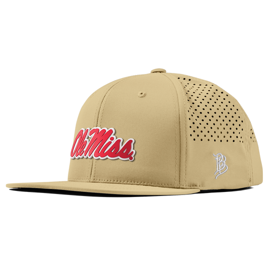 University of Mississippi "Ole Miss Crimson Script" Flat Performance Desert