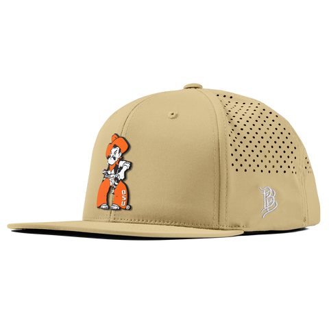 Oklahoma State University "Pistol Pete Quickdraw" Flat Performance Desert