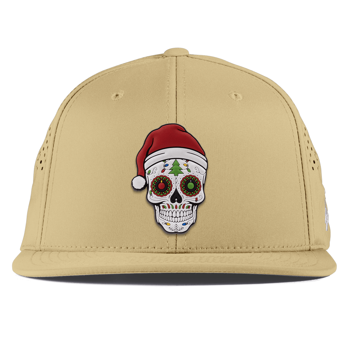 Santa Skull PVC Flat Performance Desert