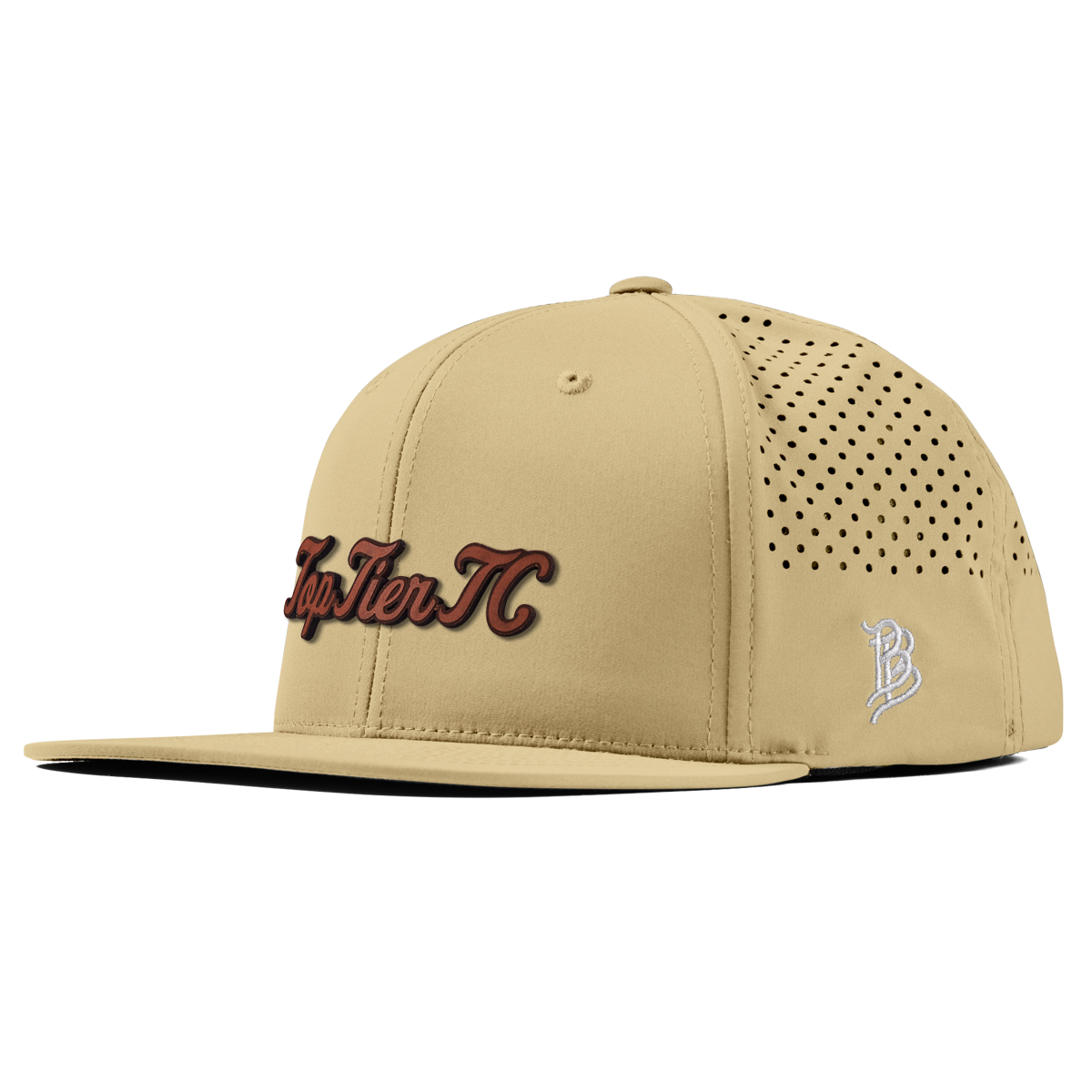 Top Tier Script Tan Flat Performance Desert