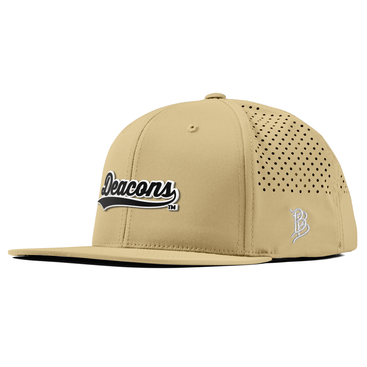 Wake Forest University "Vintage Deacons Script" Flat Performance Desert