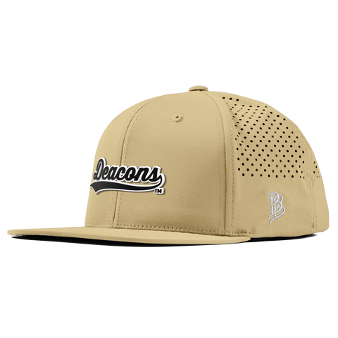 Wake Forest University "Vintage Deacons Script" Flat Performance Desert