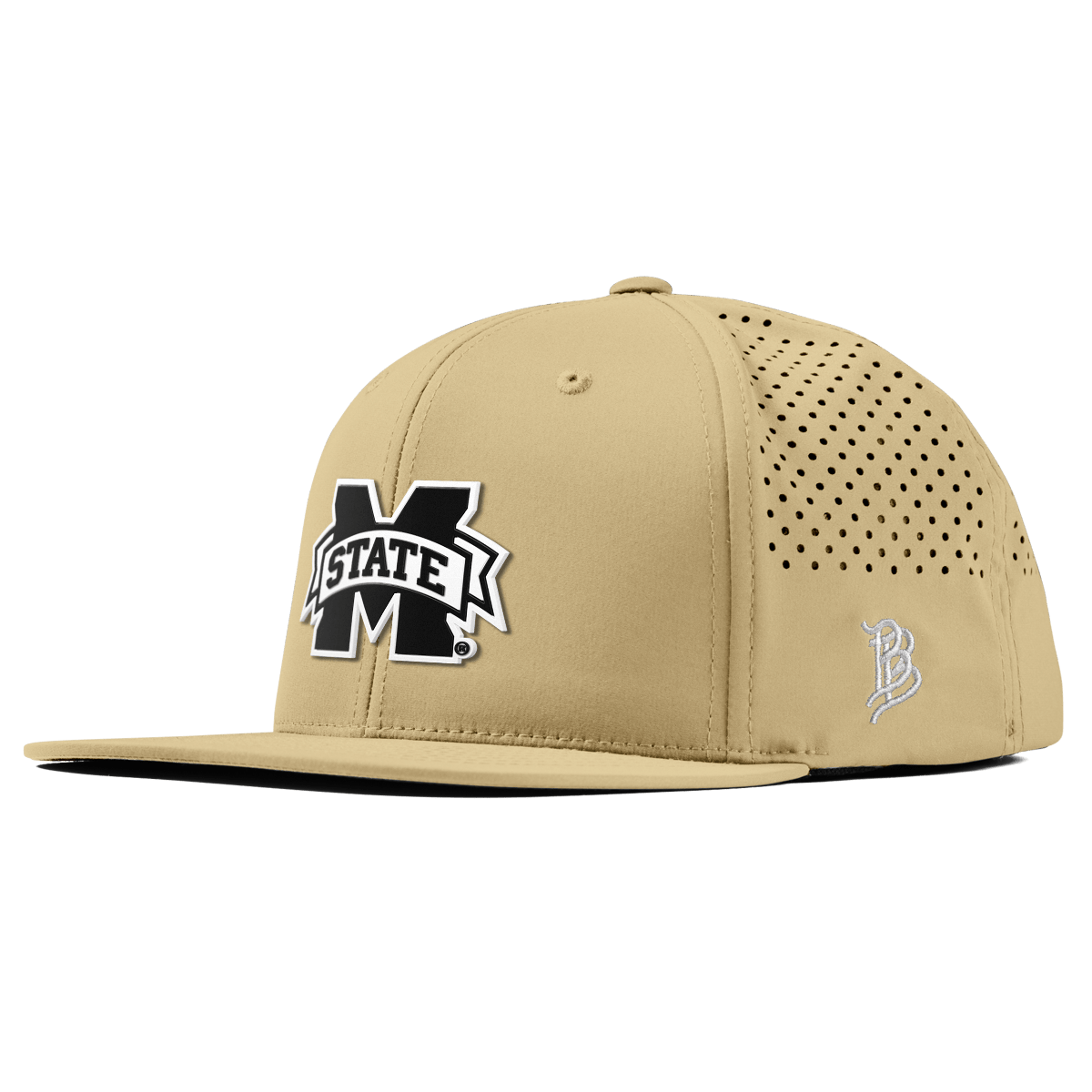 Mississippi State University "Vintage Miss State Team Logo" Flat Performance Desert