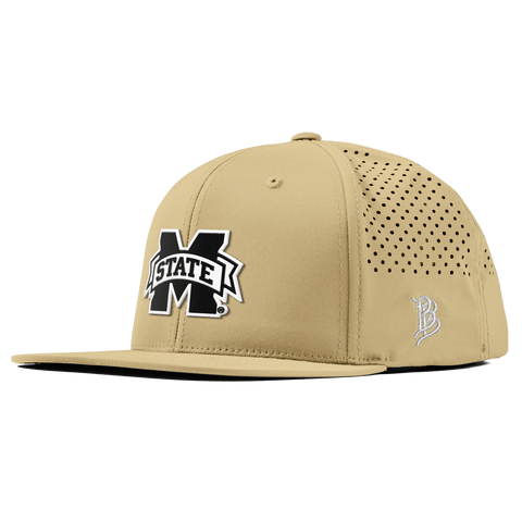 Mississippi State University "Vintage Miss State Team Logo" Flat Performance Desert