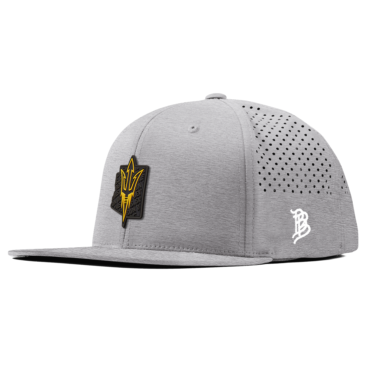 Arizona State University "ASU Pitchfork" Flat Performance Heather Gray 