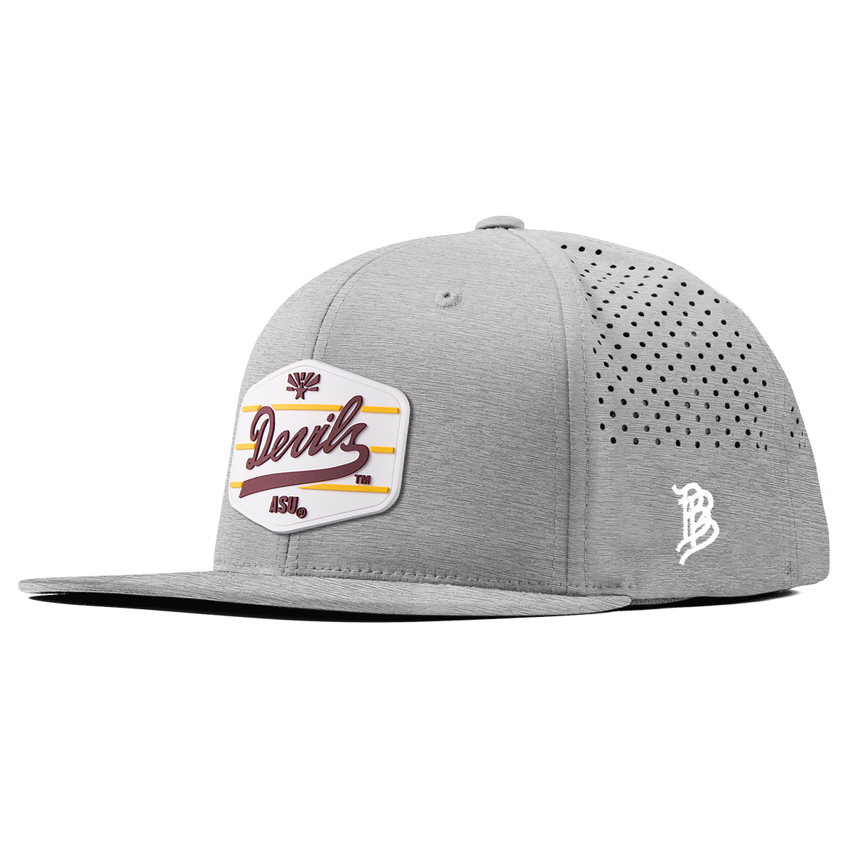 Arizona State University "ASU Devils" Flat Performance Heather Gray