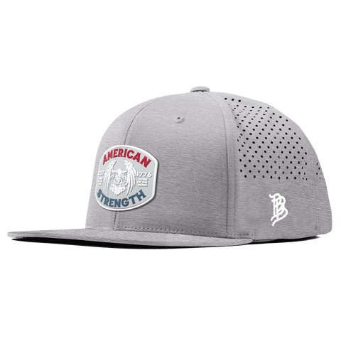 American Strength USA Flat Performance Heather Gray
