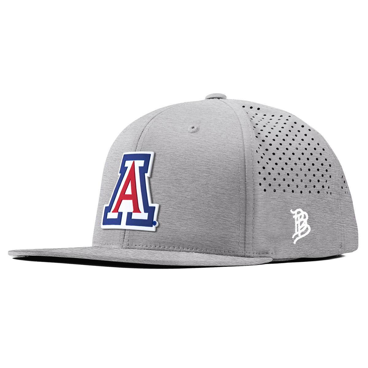 University of Arizona "Arizona Block" Flat Performance Heather Gray