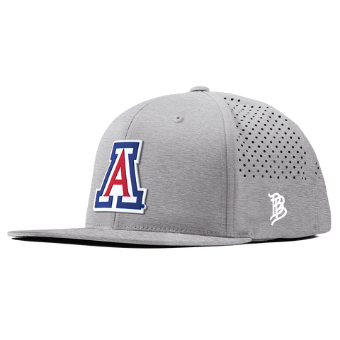 University of Arizona "Arizona Block" Flat Performance Heather Gray