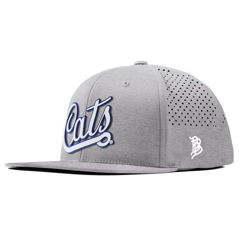 University of Arizona "Arizona Cats Script" Flat Performance Heather Gray