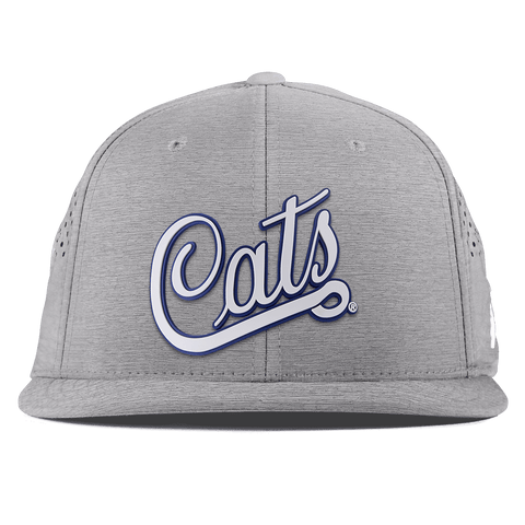 University of Arizona "Arizona Cats Script" Flat Performance Heather Gray