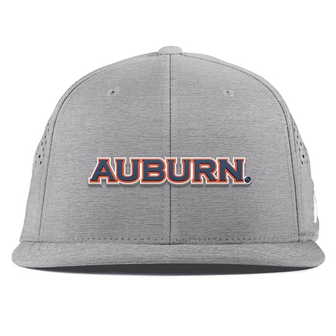 Auburn University "Auburn Block" Flat Performance Heather Gray
