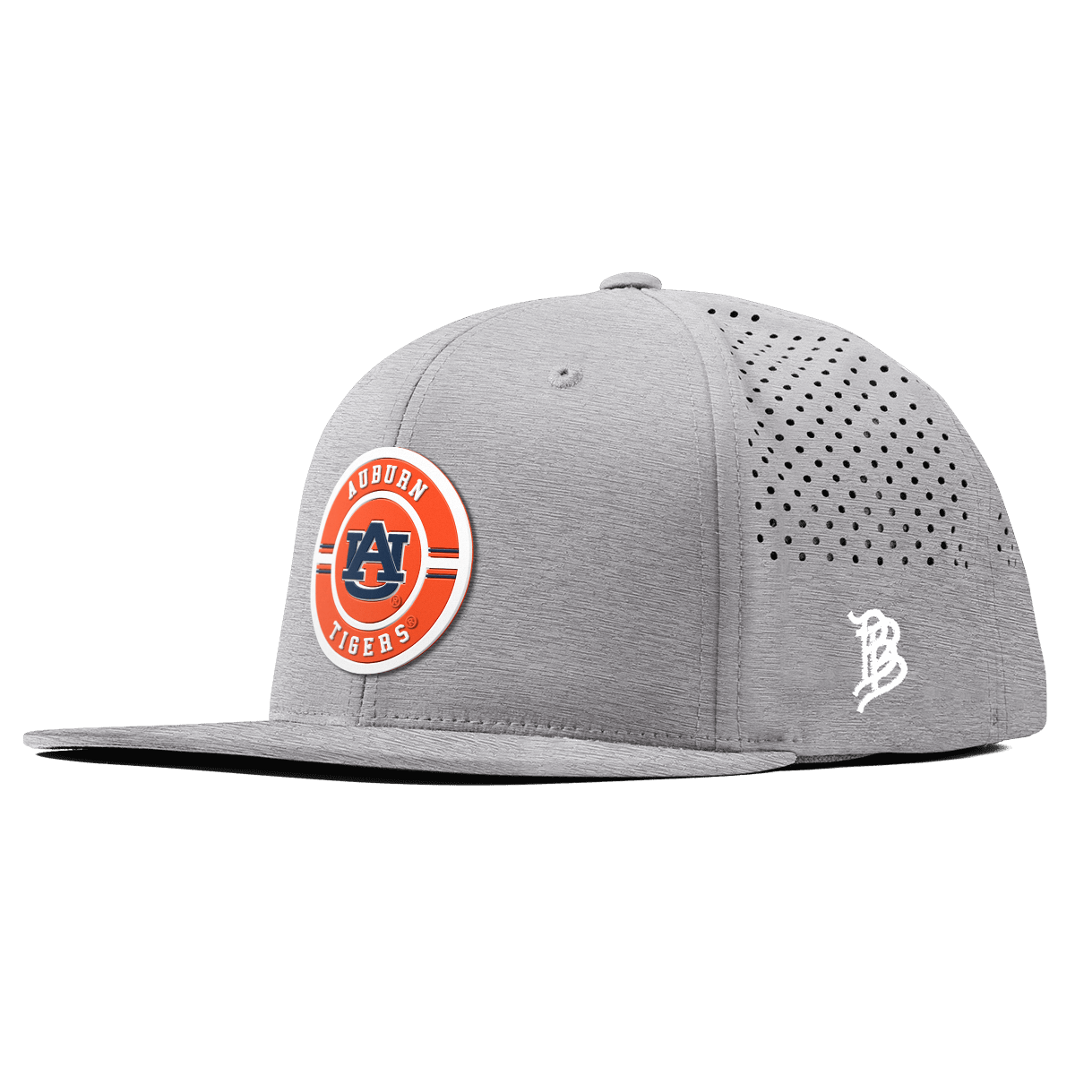 Auburn University "Auburn Seal" Flat Performance Heather Gray