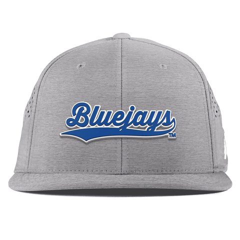 Creighton University "Bluejays Script" Flat Performance Heather Gray