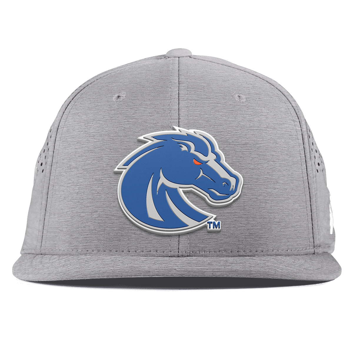 Boise State University "Boise State Broncos Gray" Flat Performance Heather Gray