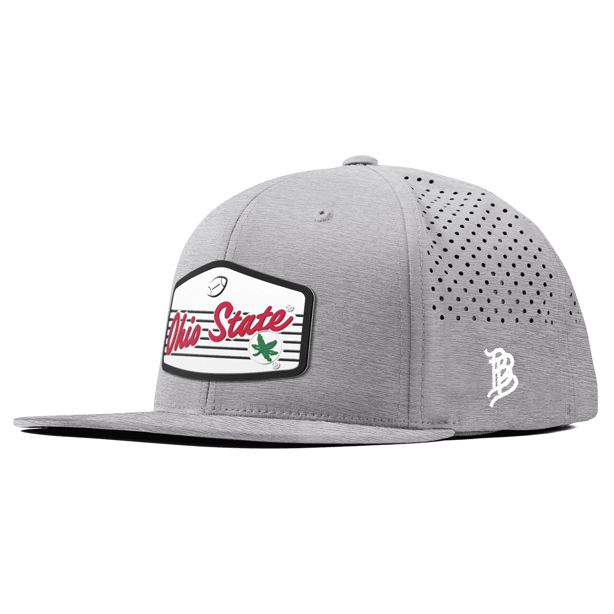 Ohio State University "Buckeyes Football'" Flat Performance Heather Gray