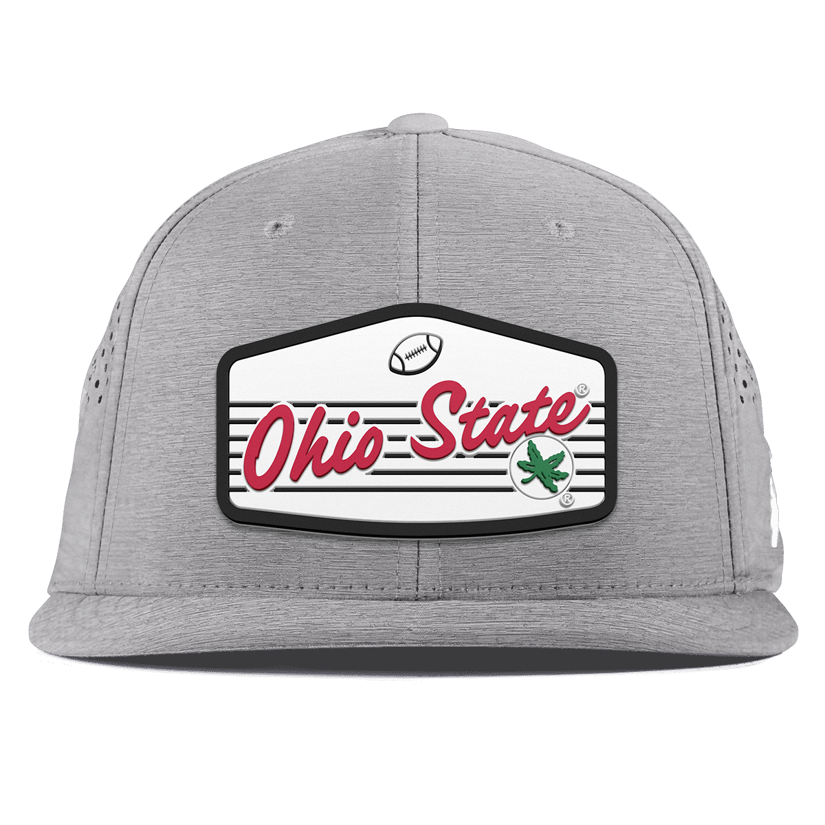 Ohio State University "Buckeyes Football'" Flat Performance Heather Gray