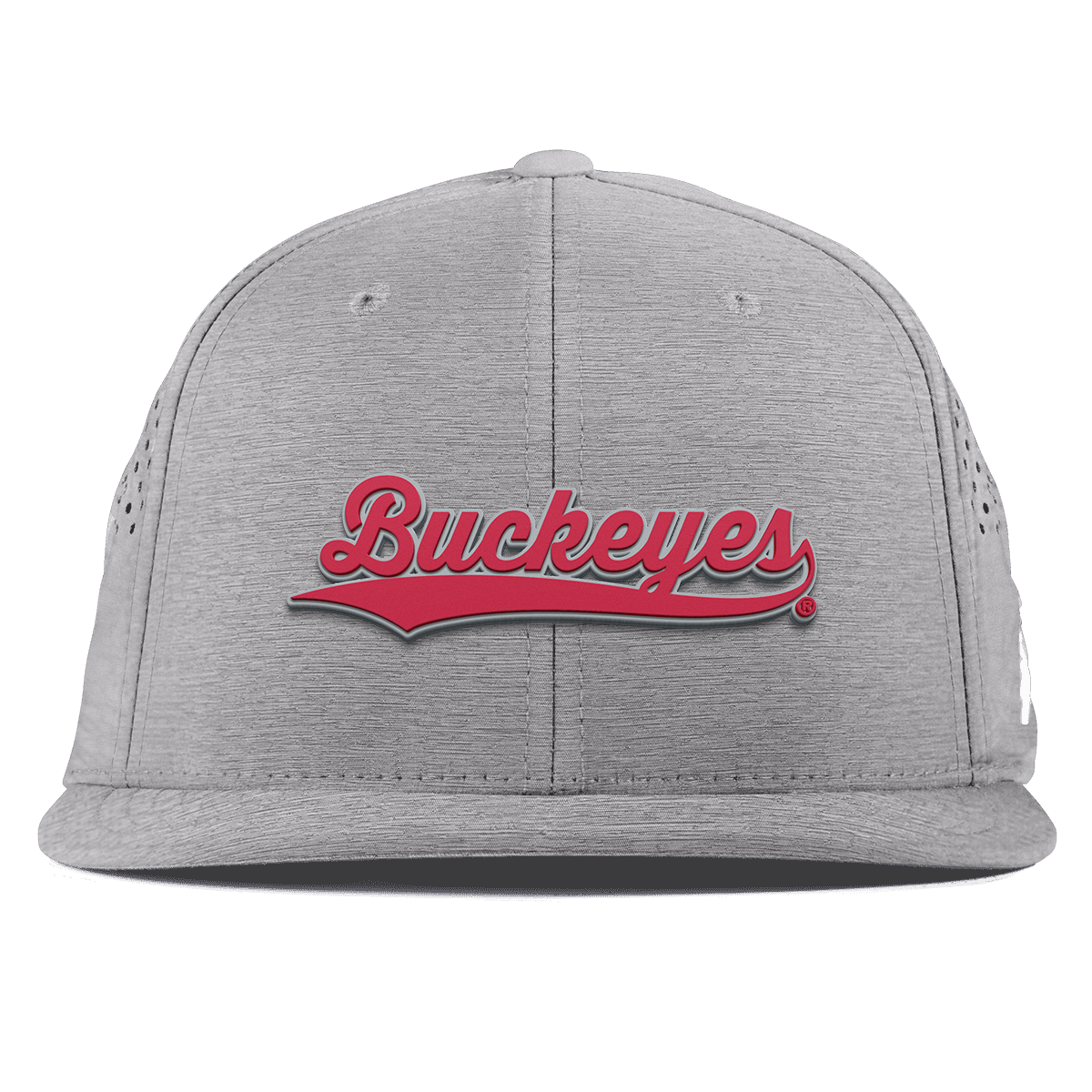 Ohio State University "Buckeyes Script" Flat Performance Heather Gray