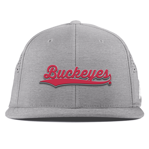 Ohio State University "Buckeyes Script" Flat Performance Heather Gray