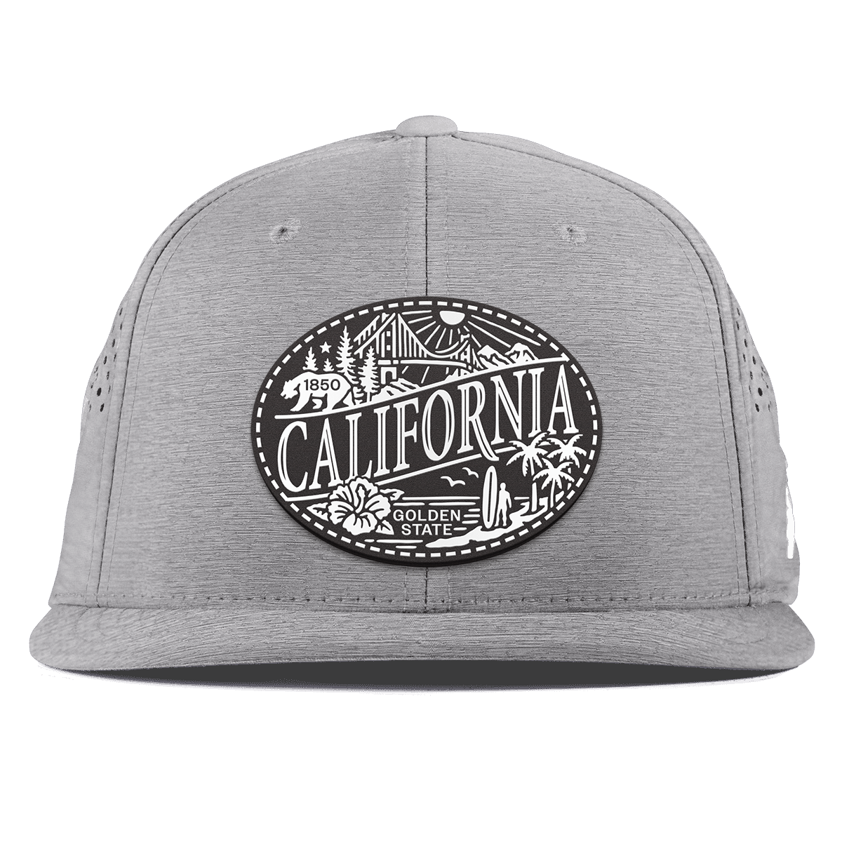 California Traveler Flat Performance Heather Gray