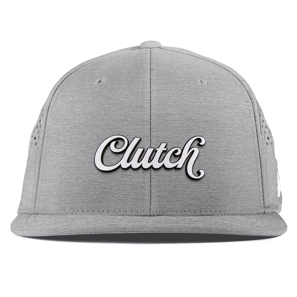 Clutch Script Flat Performance Heather Gray