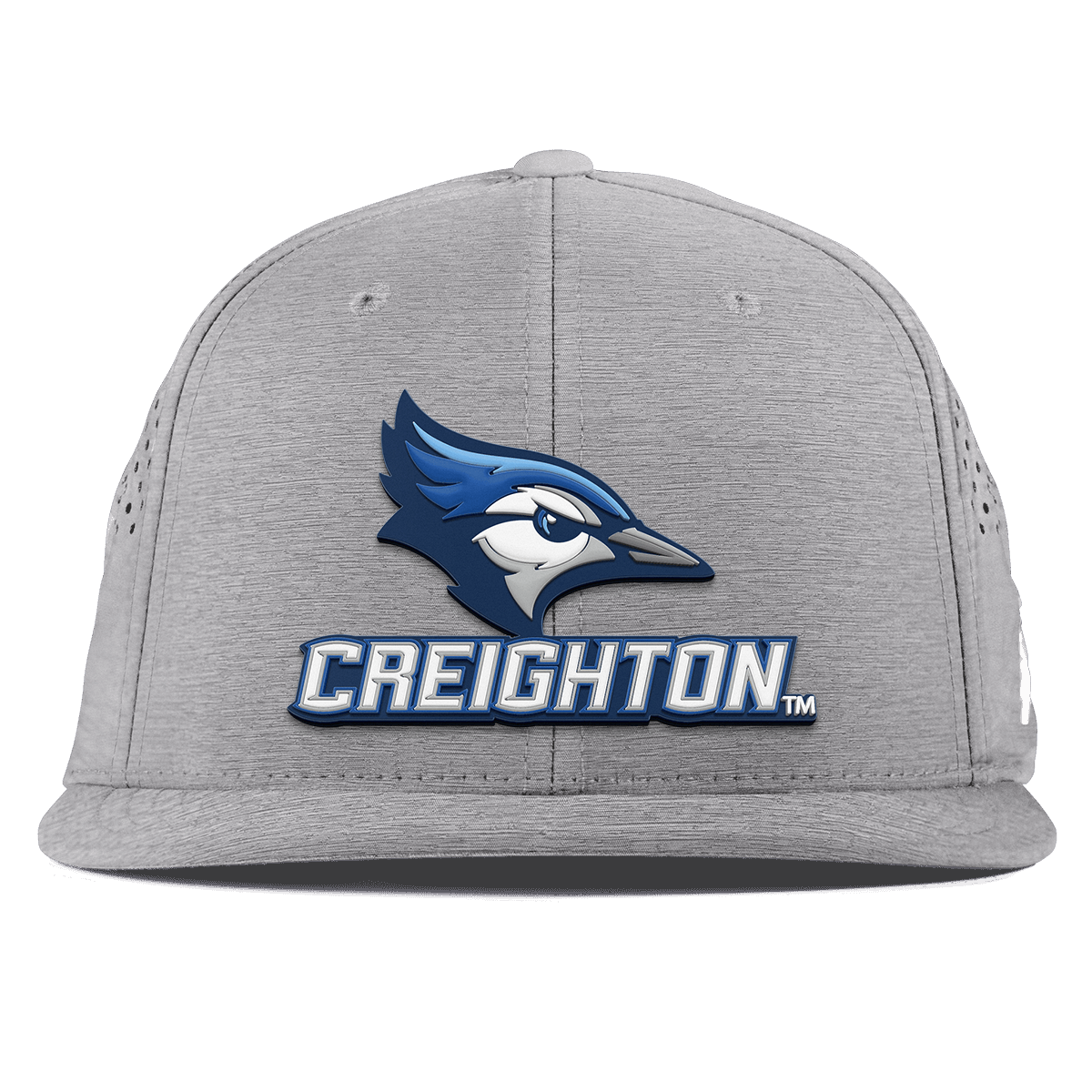 Creighton University "Creighton Team Logo" Flat Performance Heather Gray