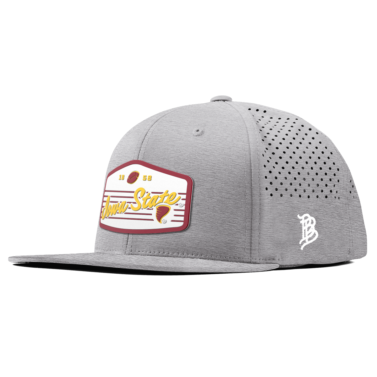 Iowa State University "Cyclones Football" Flat Performance Heather Gray