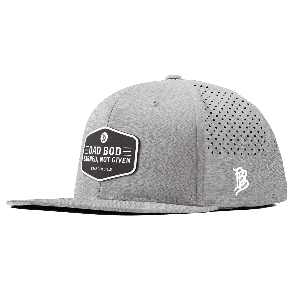 Dad Bod Flat Performance Heather Gray