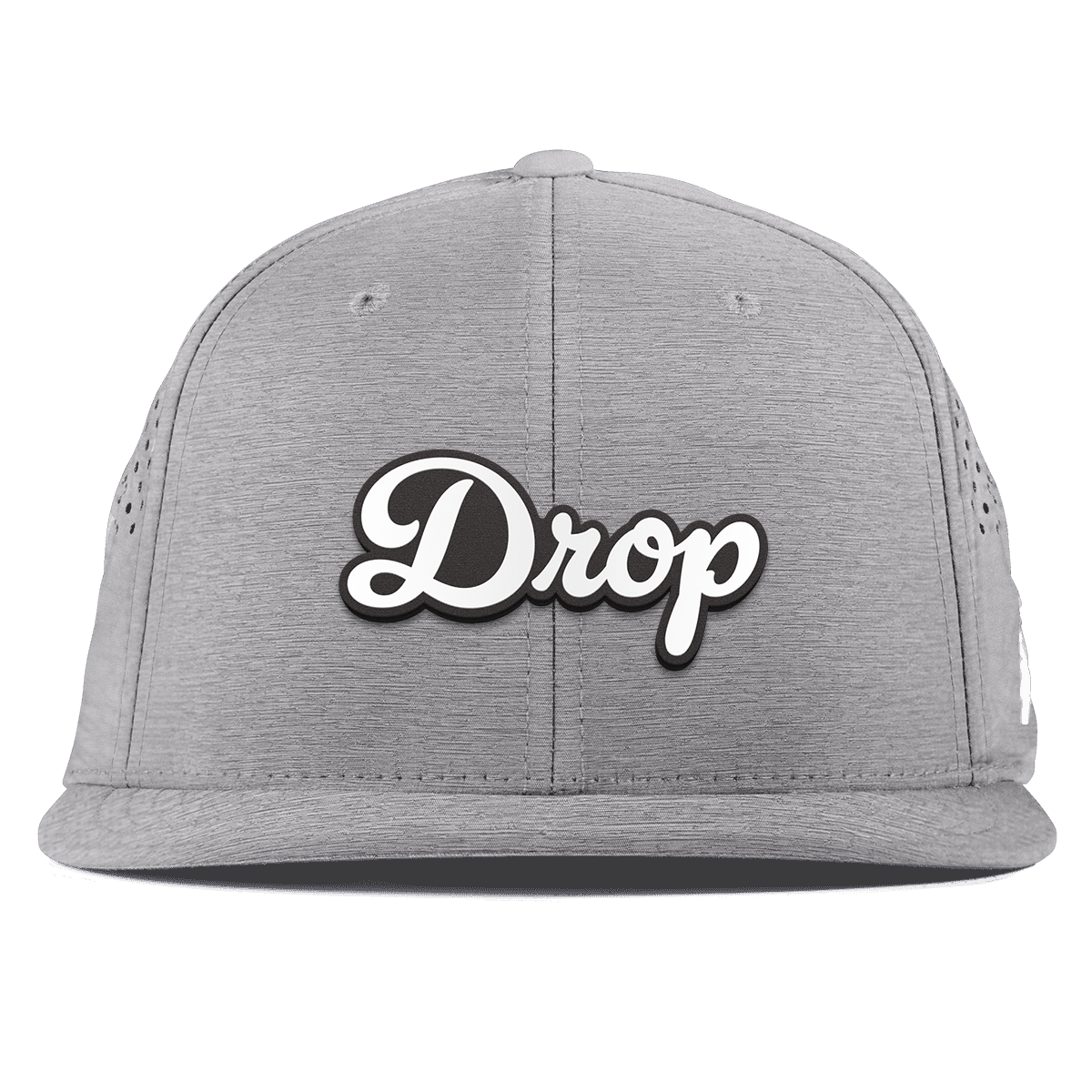 Drop Script Flat Performance Heather Gray