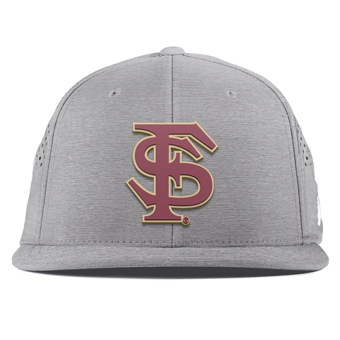 Florida State University "FSU Block" Flat Performance Heather Gray