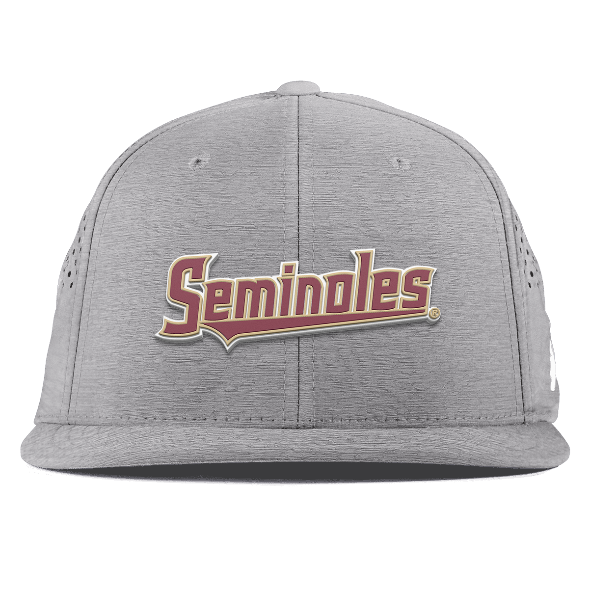 Florida State University "FSU Seminoles Block" Flat Performance Heather Gray
