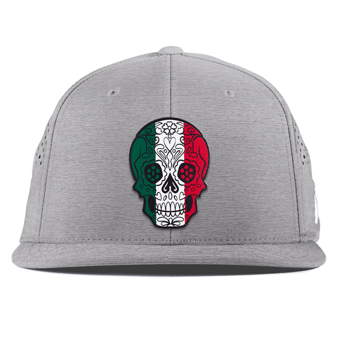 Fiesta Sugar Skull Flat Performance Heather Gray