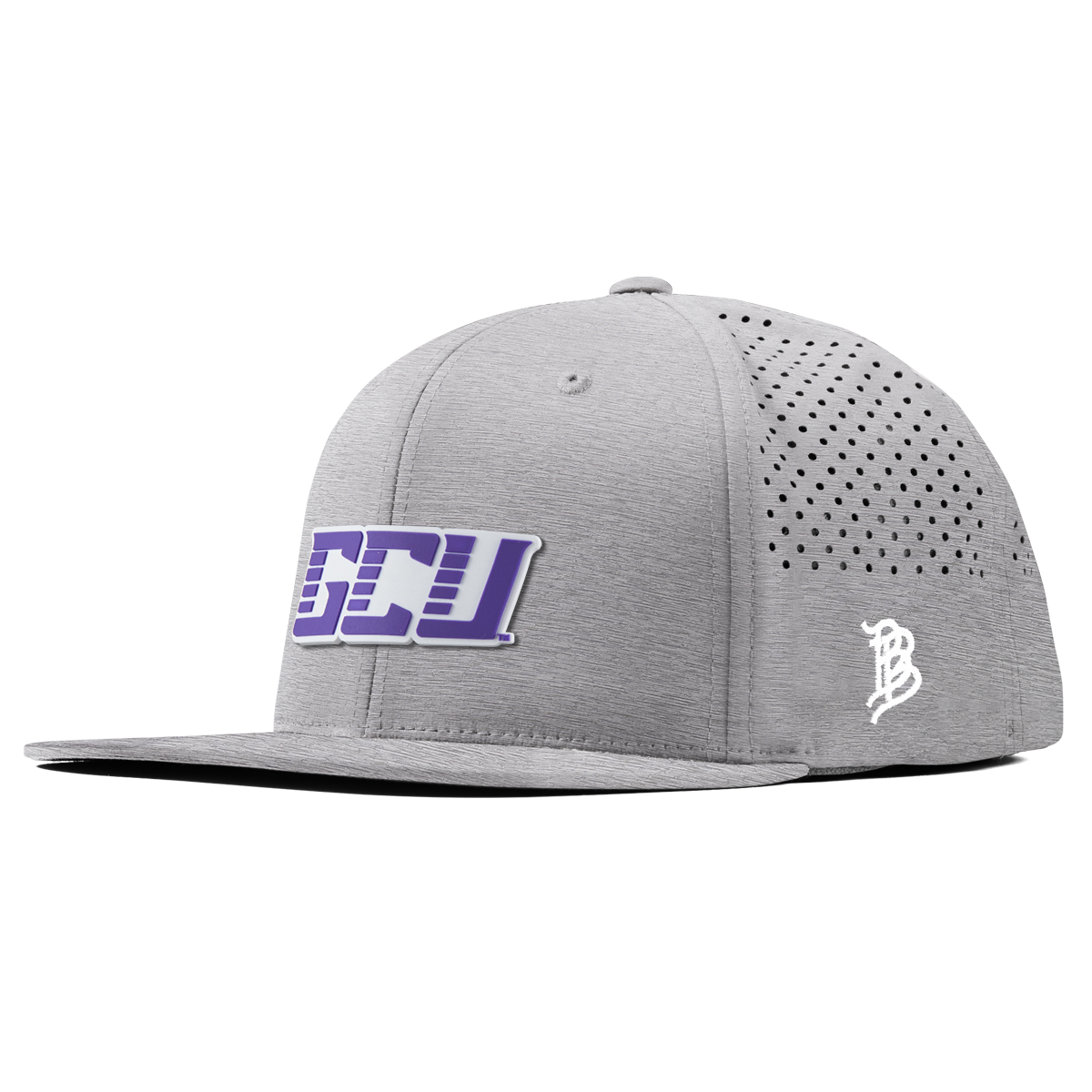 Grand Canyon University "GCU Block" Flat Performance Heather Gray 