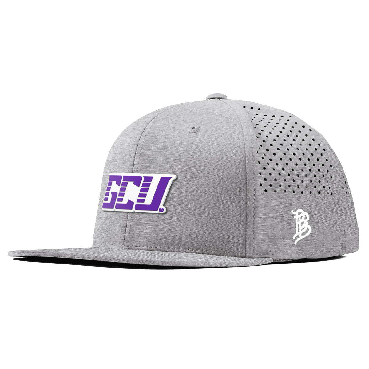 Grand Canyon University "GCU Block" Flat Performance Heather Gray