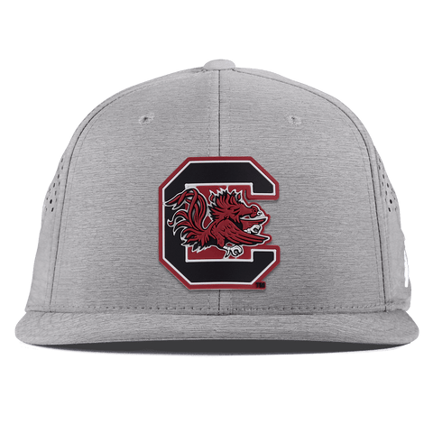 University of South Carolina "Gamecocks Garnet" Flat Performance Heather Gray