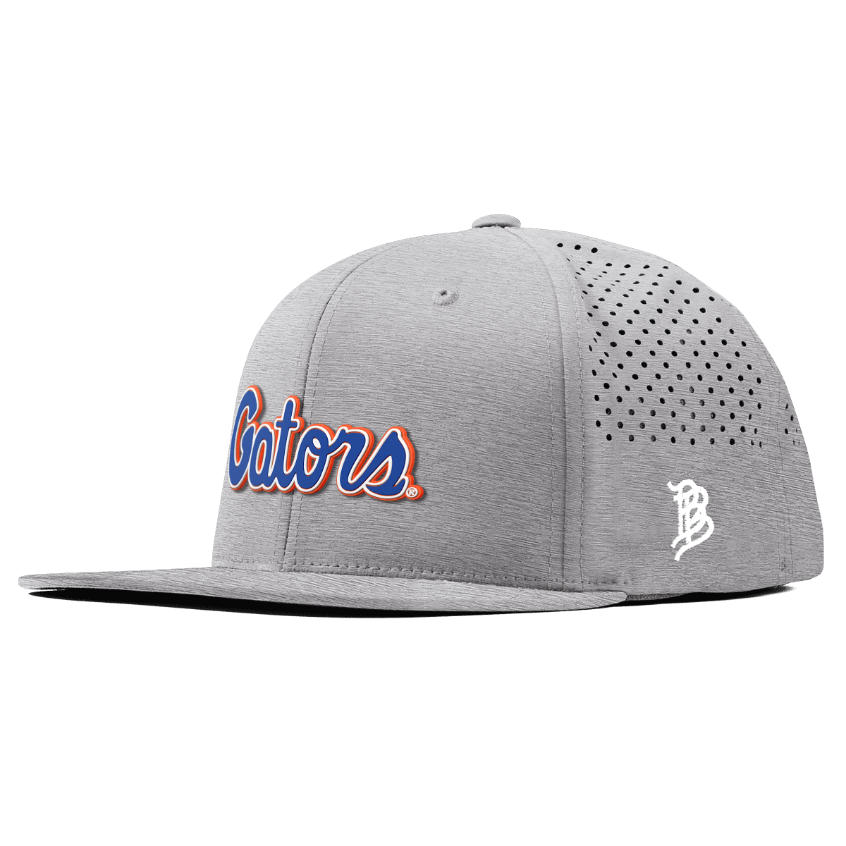 University of Florida "Gator Script" Flat Performance Heather Gray
