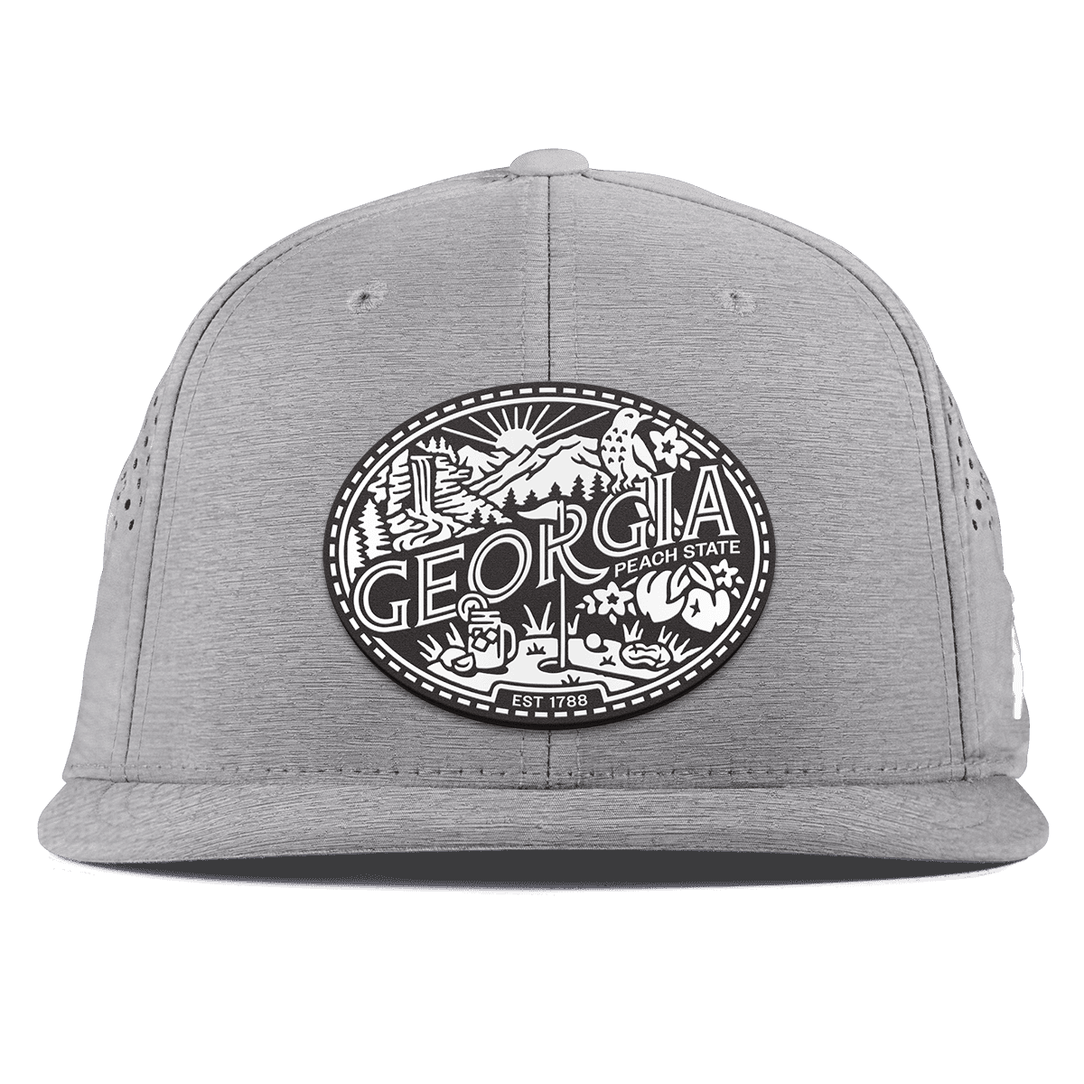 Georgia Traveler Flat Performance Heather Gray