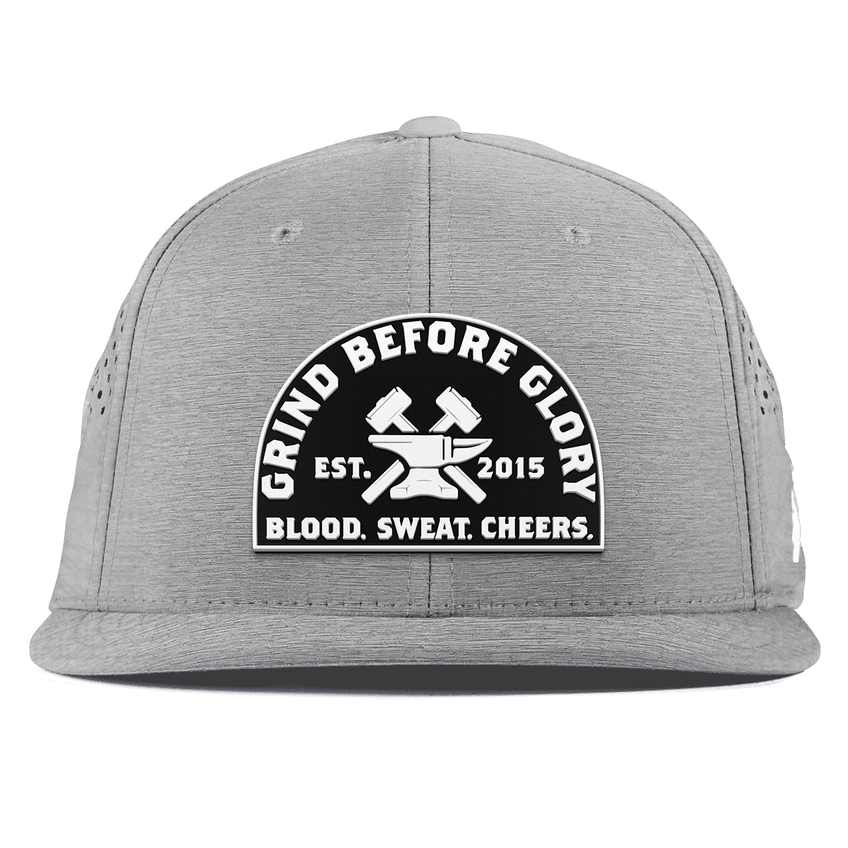 Grind Before Glory Flat Performance Heather Gray