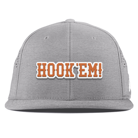 University of Texas "Hook'Em Horns" Flat Performance Heather Gray
