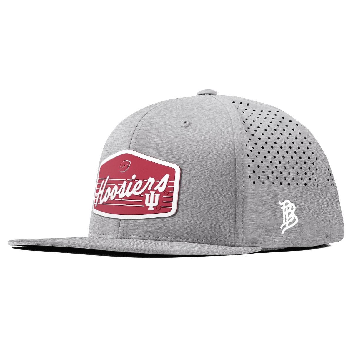Indiana University "Hoosiers Football" Flat Performance Heather Gray