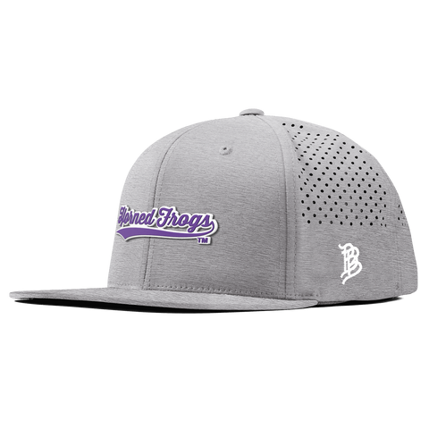 Texas Christian University "TCU Horned Frogs Scripts" Flat Performance Heather Gray