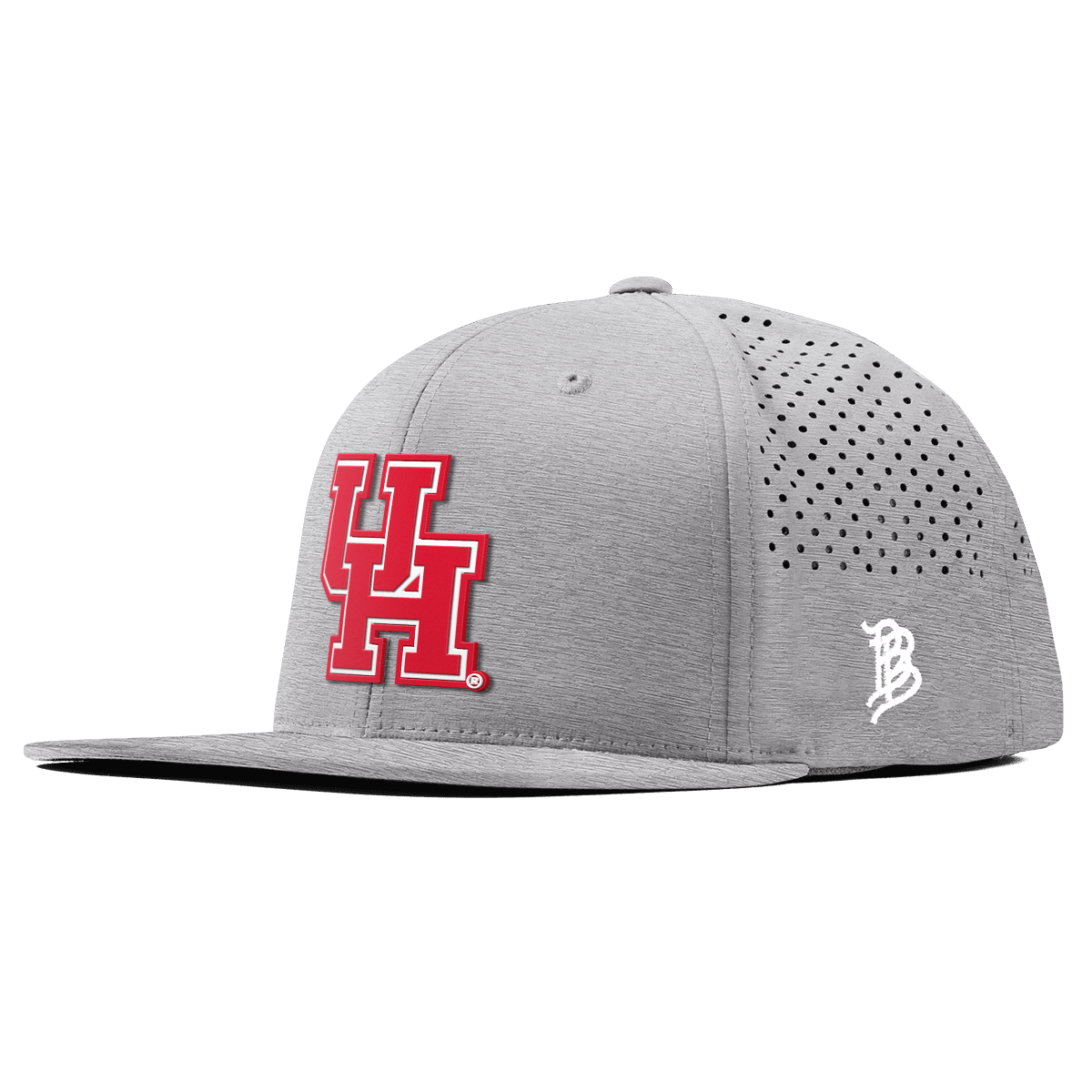 University of Houston "Houston Block" Flat Performance Heather Gray