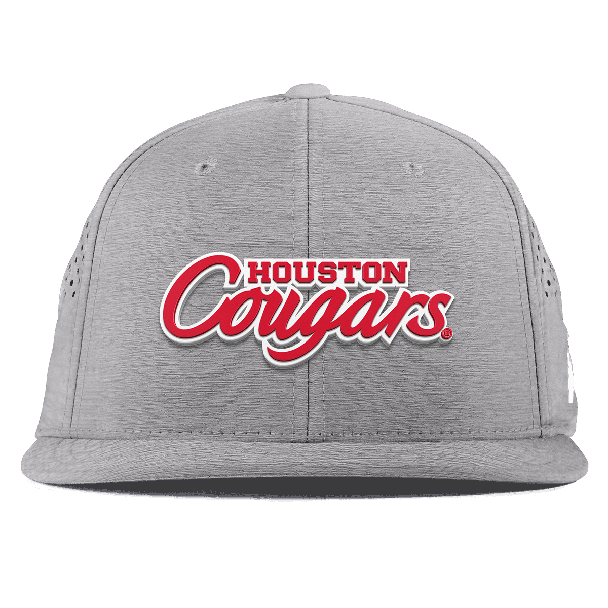 University of Houston "Houston Cougars" Flat Performance Heather Gray