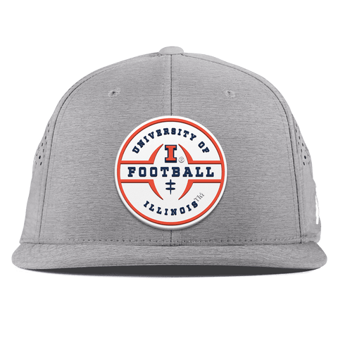 University of Illinois "Illinois Football Legacy" Flat Performance Heather Gray