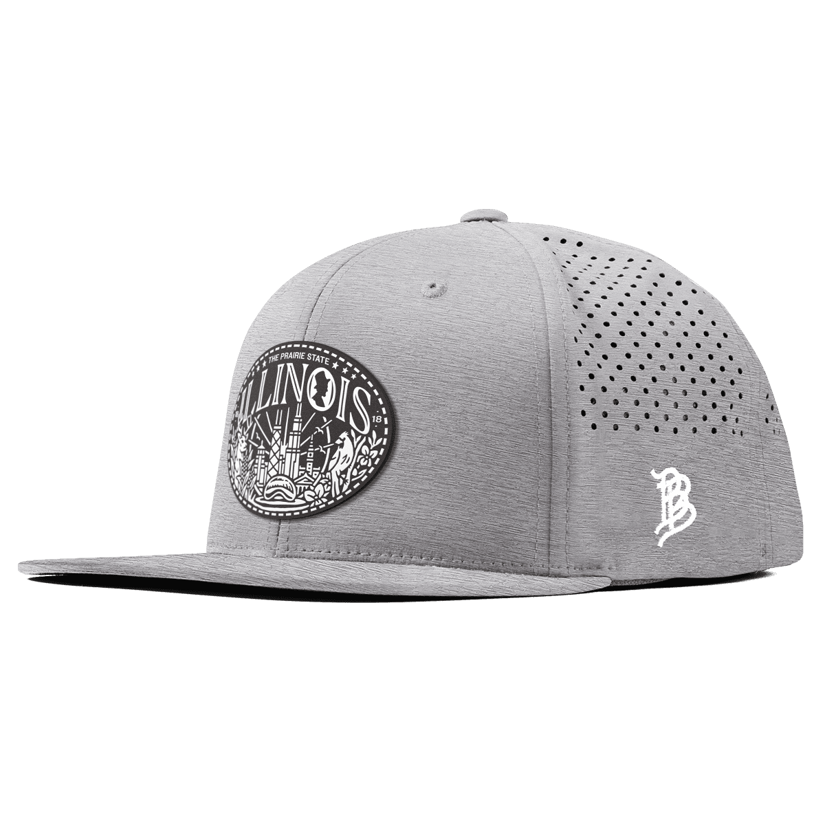 Illinois Traveler Flat Performance Heather Gray