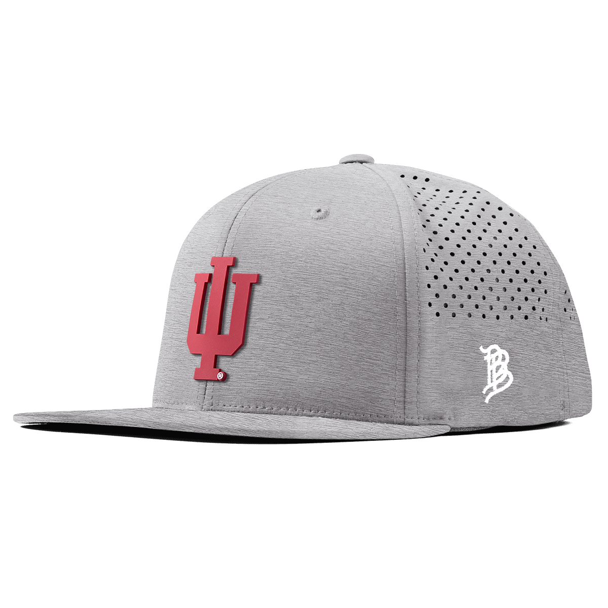 Indiana University "Indiana Team Logo" Flat Performance Heather Gray