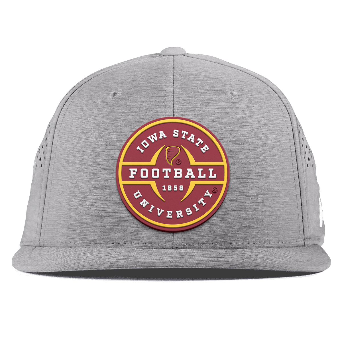 Iowa State University "Iowa State Football Legacy" Flat Performance Heather Gray