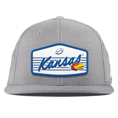 University of Kansas "Jayhawks Football" Flat Performance Heather Gray