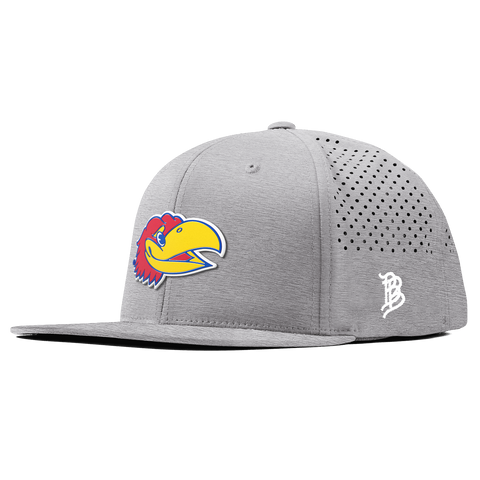 University of Kansas "KU Big Jay" Flat Performance Heather Gray